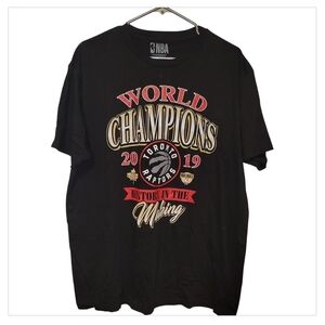 💎5/20 NBA Black and Gold World Champions Tee 2019